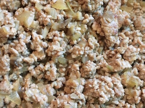 簡単！舞茸と玉ねぎの味噌肉そぼろ 常備菜 作り置き